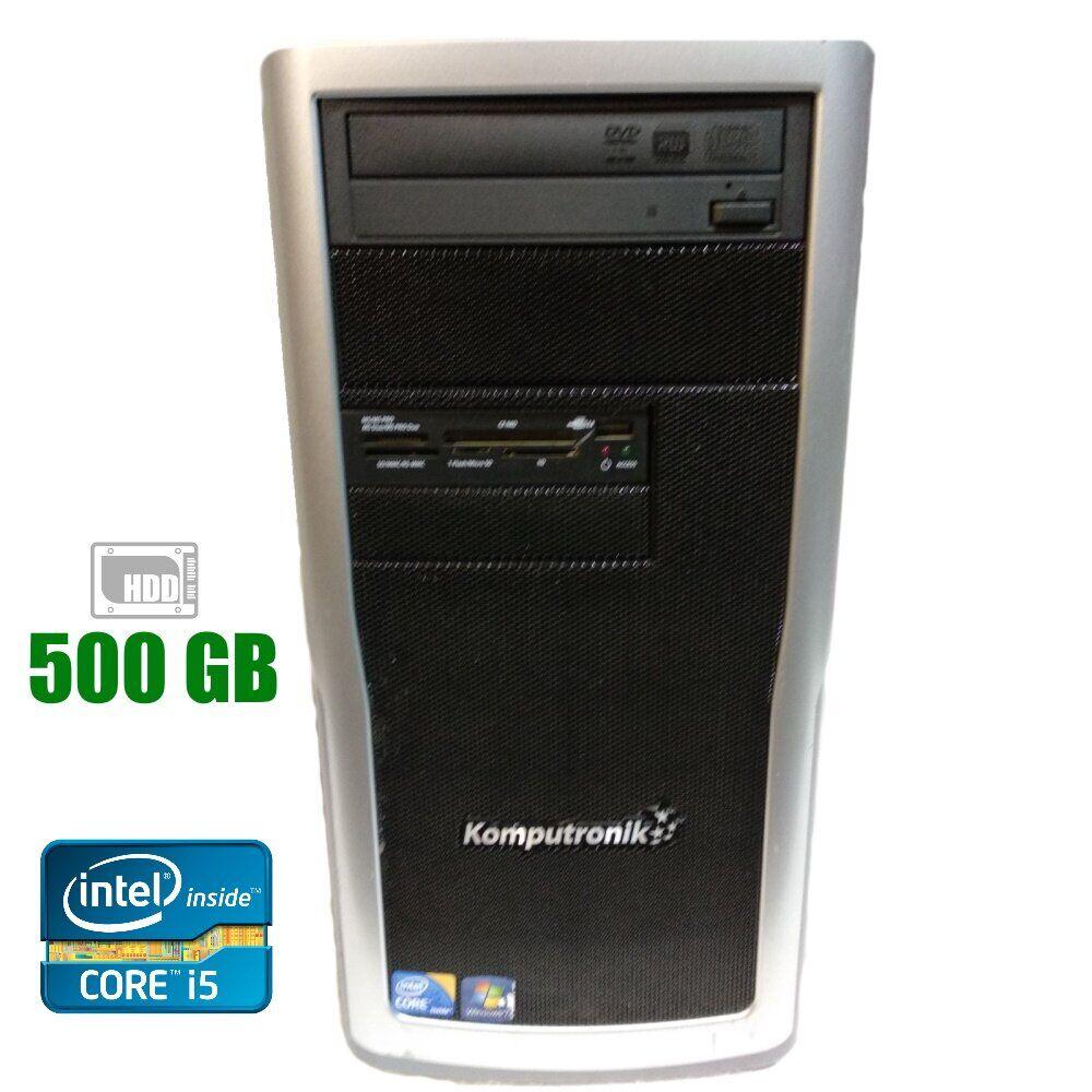 Комп'ютер Komputronik Tower / Intel Core i5-750 (4 ядра по 2.66 — 3.2 GHz) / 4 GB DDR3 / 500 GB HDD
