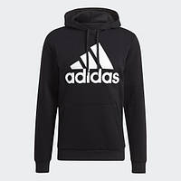 Оригинальная тёплая мужская толстовка Adidas Essentials Fleece Big Logo Hoodie, L