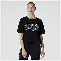 Футболка жіноча NB Essentials Athletic Club Boxy T-Shirt WT13509BK