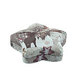 Коробка подарункова ООТВ у формі зірки "Олень" 10 х 9,5 см, фото 2