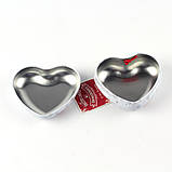 Коробка-серце "Сніговик" 9 x 8 см, фото 2