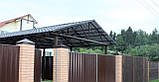 Навіс для автомобіля будівництво, фото 5