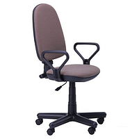 Офисное кресло для персонала Комфорт Нью New, механизм ПК подлокотники АМФ-1 для офиса AMF