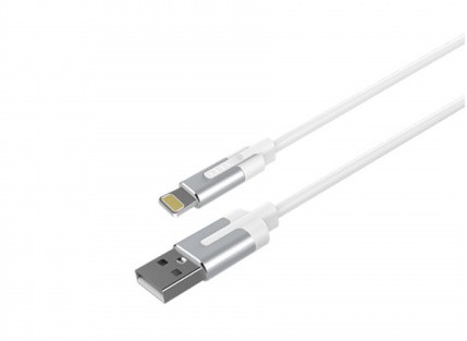 Кабель PZX V-108, Lighting, 2.1 A, White, довжина 1м, BOX