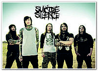 Suicide Silence - хеви металл-группа плакат