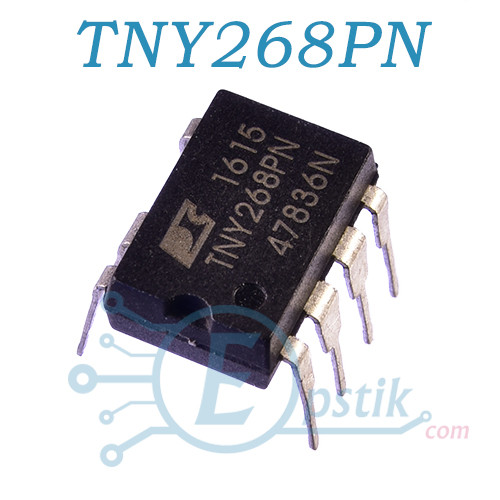 TNY268PN, мікросхема живлення, DIP7