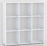 Стелаж MebelProff К-9, стелаж для книг, стелаж для будинку, стелаж для декора, полиці для іграшок, книг, фото 2