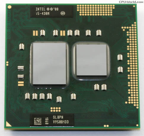 Процесор Intel Core i5 430M 2,53 GHz/3Mb/2.5 GT/s (SLBPN) sG1, tray