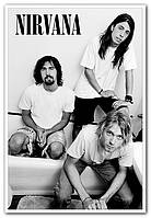 Nirvana американская рок-группа постер
