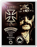 Lemmy Kilmister - лидер и основатель британской рок-группы Motorhead постер