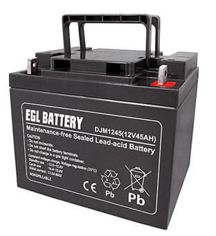 Акумулятор AGM - 45 Ач, 12В гелевий EGL DJM 1245