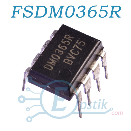 FSDM0365R, мікросхема живлення, DIP8