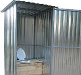 Туалет дачний, Дачні туалети з металу, Вуличні туалети для дому, фото 4