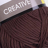 YarnArt CREATIVE (Креатив) № 232 коричневий (Пряжа бавовна, нитки для в'язання), фото 2