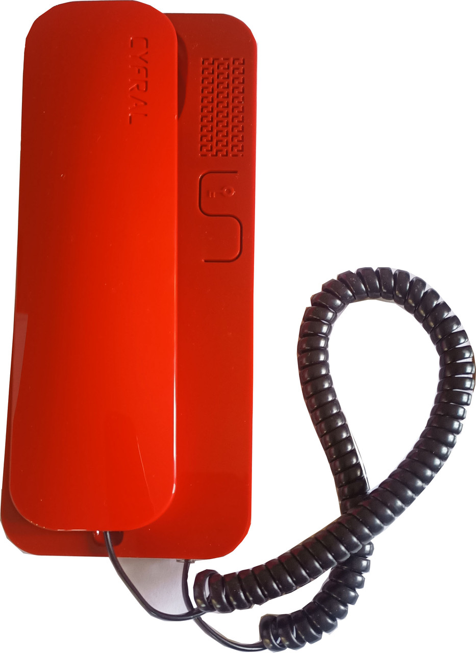 Трубка для домофона Cyfral SMART-U (red) - фото 1 - id-p1574275284