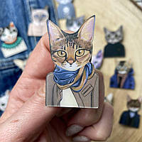 Значки на одежду породы котов №2