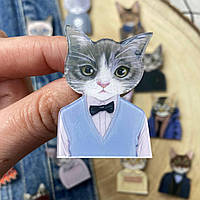 Значки на одежду породы котов №3