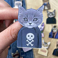Значки на одежду породы котов №4