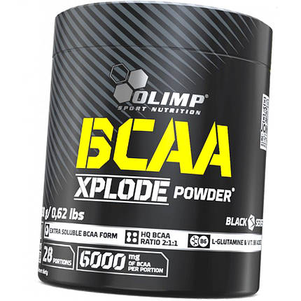 BCAA амінокислоти Olimp BCAA Xplode 280 г кола, фото 2