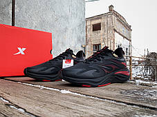 Чоловічі оригінальні кросівки Xtep Running Shoes Black Red чорні, фото 3