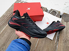 Чоловічі оригінальні кросівки Xtep Running Shoes Black Red чорні, фото 4