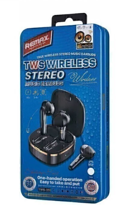 Remax Bluetooth Headphone True Wireless Stereo Music TWS-10 White - buy  with delivery from China | F2 Spare Parts