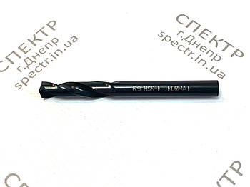 Свердло д.6,8 мм, HSS+Co5, ц/х, FORMAT (Німеччина)