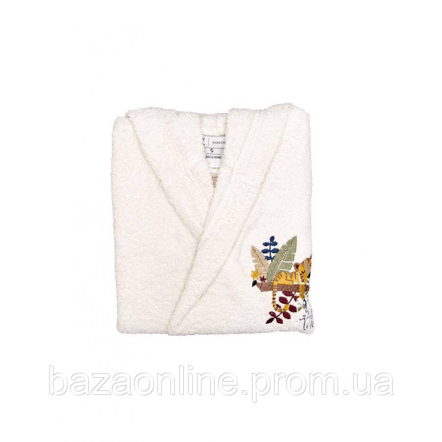 Детский халат Karaca Home - Bummer Offwhite 2020-2 кремовый 2-4 года - фото 4 - id-p1574275484