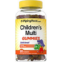 Дитячі вітаміни Piping Rock Children's Multi Gummies 80 Gummies
