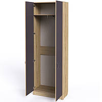 Современный модульный шкаф для одежды с полками и штангой распашной ШО-10 Тиса Мебель