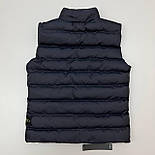 Чоловіча жилетка Stone Island безрукавка спортивна стильна Туреччина чорна | Жилет чоловічий. Живе фото, фото 9