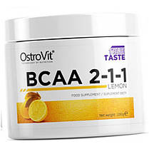 BCAA амінокислоти Бсаа OstroVit BCAA 2-1-1 200 г лимон, фото 5
