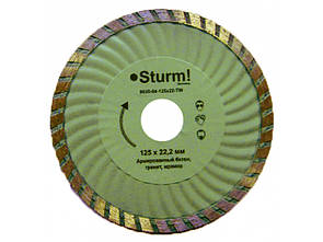 Алмазний диск Sturm ТурбоWave d=115 мм 9020-04-115x22-TW