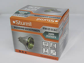 Зчеплення бензотріммера, 33-56 см куб, 26мм, 7 зуб, Sturm BT89-CLT-33-26-7