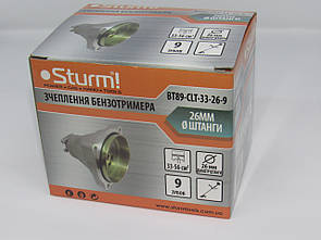 Зчеплення бензотріммера, 33-56 см куб, 26мм, 9 зуб, Sturm BT89-CLT-33-26-9