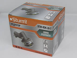 Редуктор бензотріммера, 28мм, 7 зуб, Sturm BT89-RDK-28-7