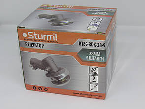 Редуктор бензотріммера, 28 мм, 9 зуб, Sturm BT89-RDK-28-9