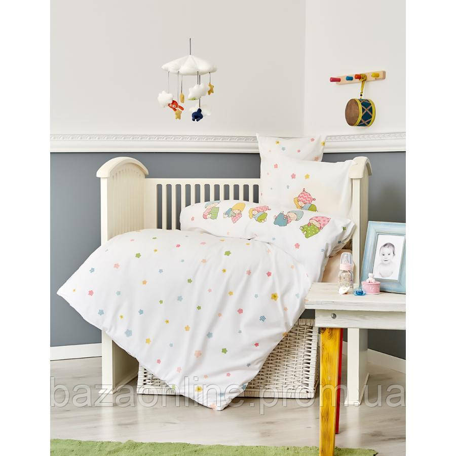 Постільна білизна для немовлят Karaca Home Sleepers 2018-1 ранфорс - фото 1 - id-p1574276167