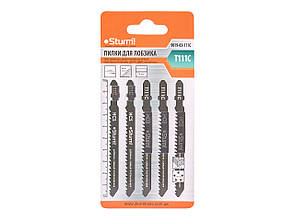 Пилки для лобзика для дерева Sturm 9019-03-111C (прямий швидкий різ)