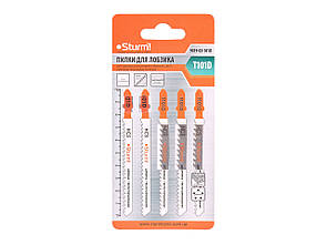 Пилки для лобзика для дерева Sturm 9019-03-101D (прямий чистий швидкий розріз)