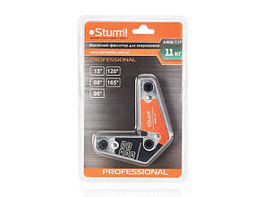 Магнітний фіксатор для зварювання 11 кг 15°/60°/90°/120°/165° Sturm AWM-11P