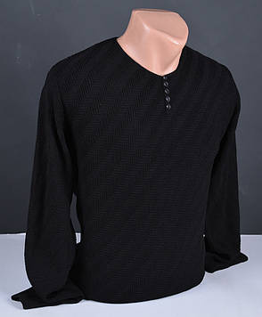 Чоловічий тонкий пуловер | Чоловічий светр Vip Stendo чорний Туреччина 3096