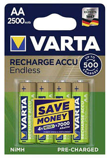 Акумулятори Varta Professional Ready2use 2500 mAh АА (паковання: блістер)