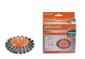 Щітка конусна 115мм для КШМ, сталевий витий дріт 5240301