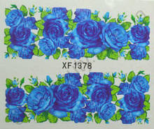 Водна наклейка для дизайну нігтів XF 1378