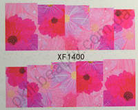 Водная наклейка для дизайна ногтей XF 1400