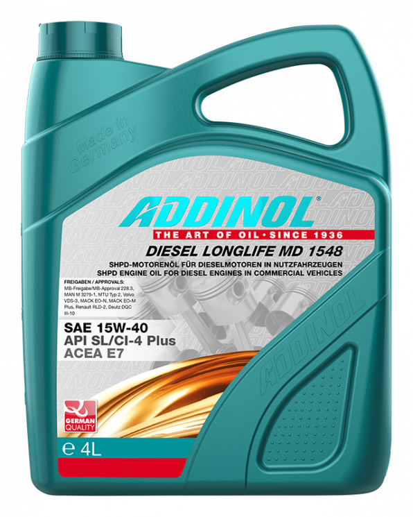 Олива ADDINOL Diesel Longlife MD 1548 15W-40 4л