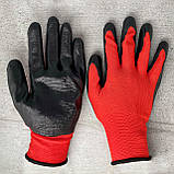 Рукавиці робочі залита долоня бандерівка вампірка, фото 2