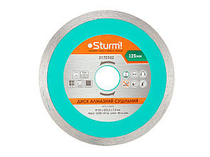 Диск алмазний суцільний 125x22 мм 5170102