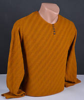 Мужской тонкий пуловер | Мужской свитер Vip Stendo золотистый Турция 3097